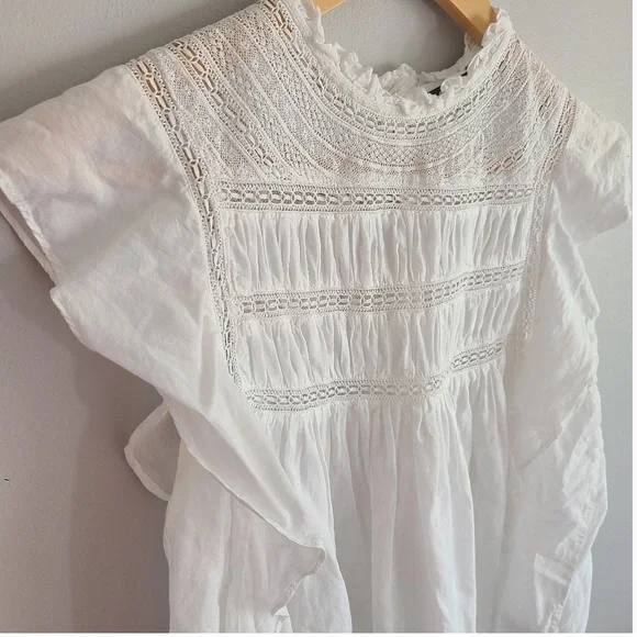 LOVE SAM White Lace Top - Picture 7 of 8